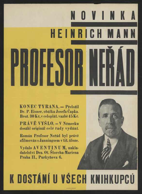 neznámý - Heinrich Mann: Profesor Neřád