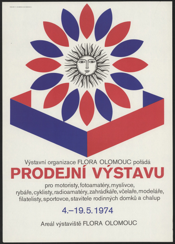 neznámý - Prodejní výstava Flora Olomouc 1974
