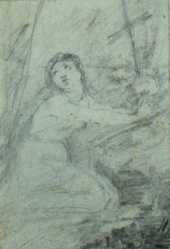 Alfons Mucha - Studie k obrazu sv. Magdalelny
