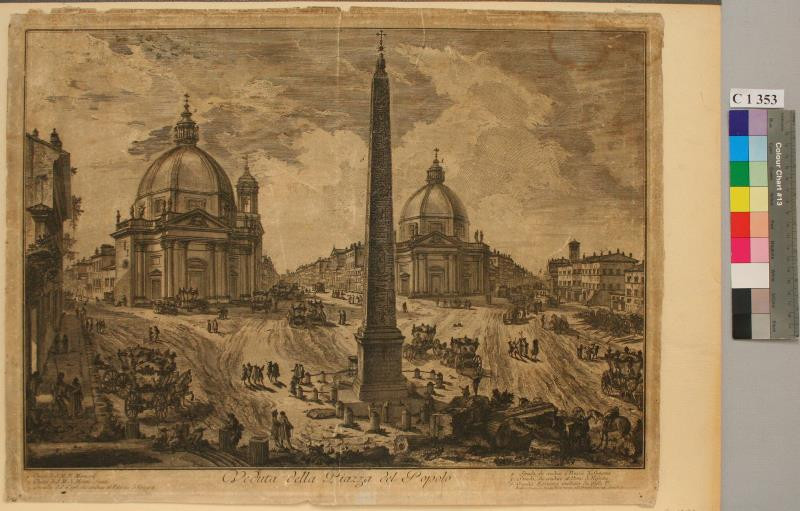 Francesco Piranesi - Veduta  della  Piazza  del  Popolo