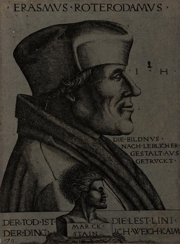 Hieronymus Hopfer - Erasmus Rotterdamský