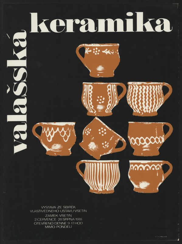 neznámý - Valašská keramika. Výstava ze sbírek Vlastivědného ústavu Vsetín 1978