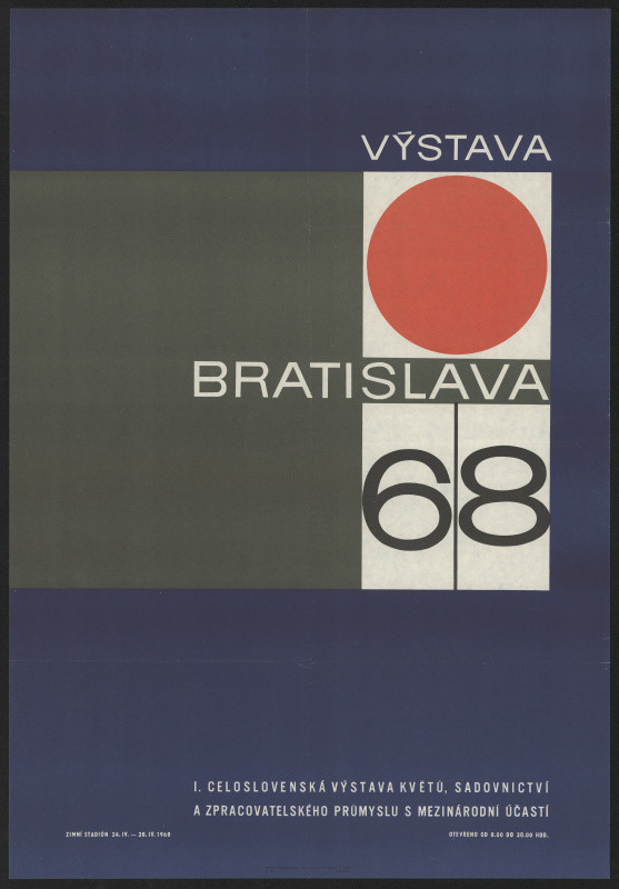 neznámý - Výstava Bratislava 68. I. celostátní výstava květů, sadovnictví a zpracov. průmyslu s mezinárodní účastí