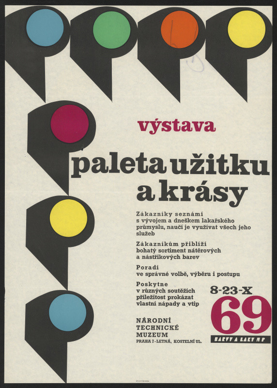 neznámý - Výstava Paleta užitku a krásy 69. Barvy a laky n.p.