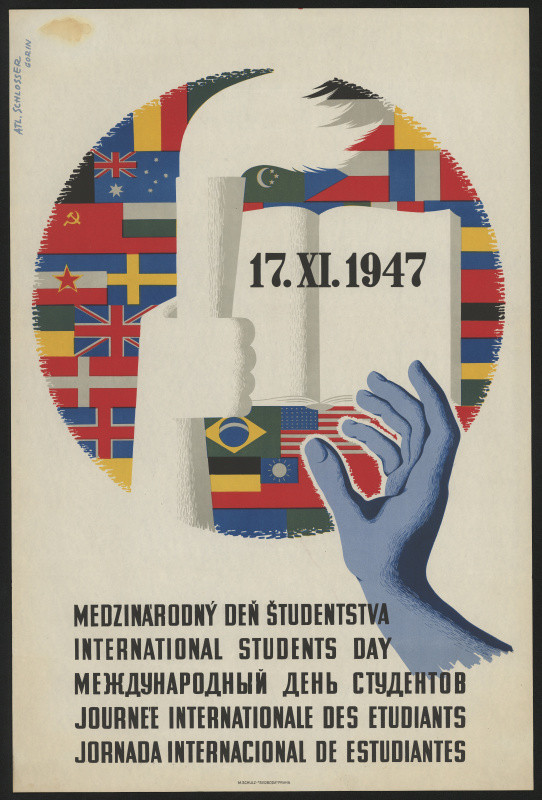 Atelier Schlosser Gorin - Medzinárodný deň študentstva17.XI.1947