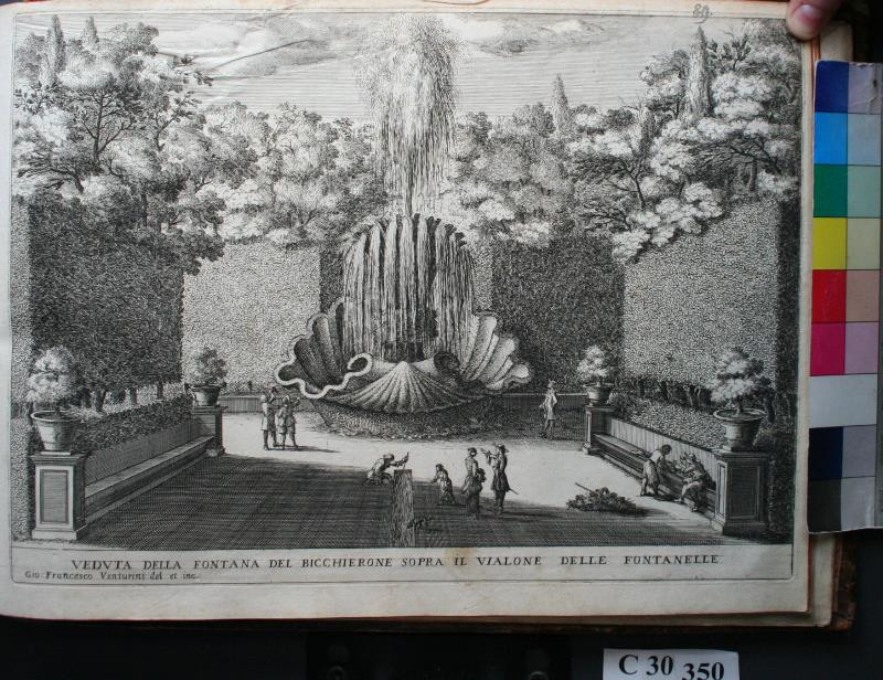 Giovanni Francesco Venturini - Veduta della fontana del Bicchierone