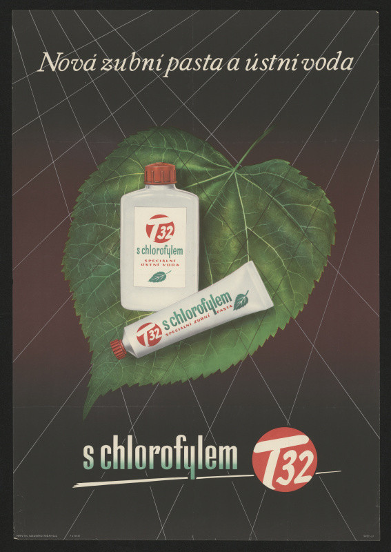 neznámý - T32 zubní pasta a voda s chlorofylem