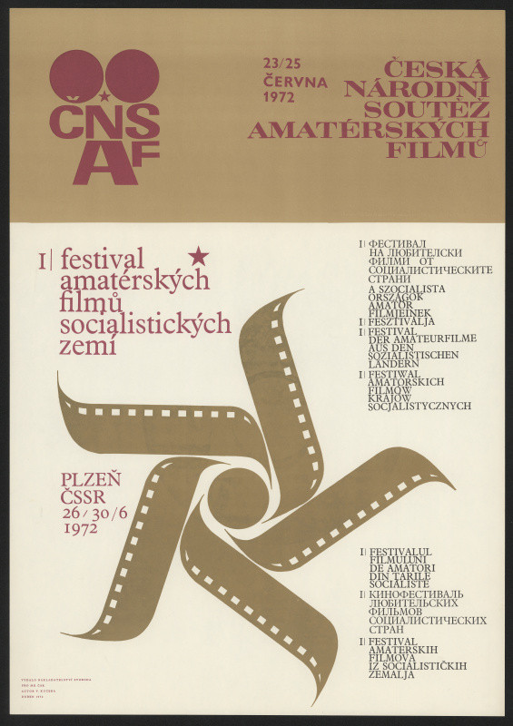 Václav Kučera - 1. festival amaterských filmů socialistických zemí, Plzeň 1972