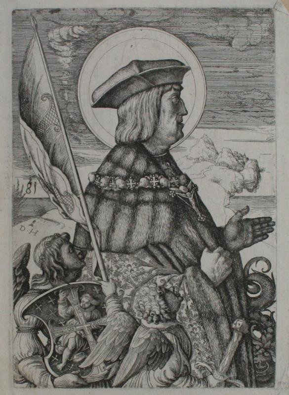 Daniel I. Hopfer - Podobizna císaře Maxmiliána I.