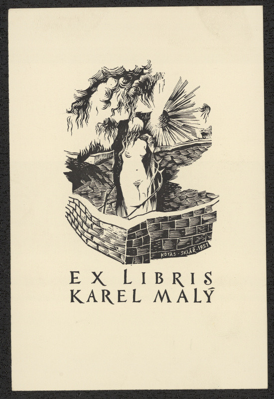 Jaroslav Kotas - Ex libris Karel Malý