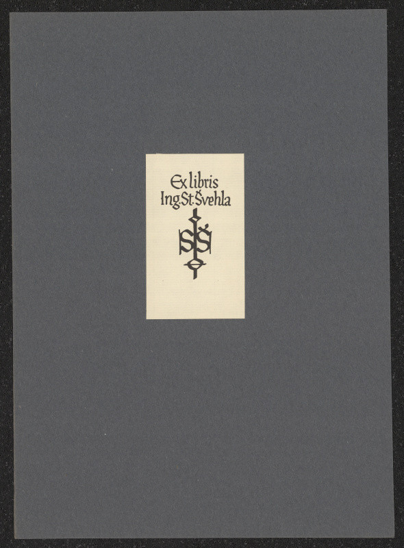 Oldřich Menhart - Ex libris Ing. St. Švehla
