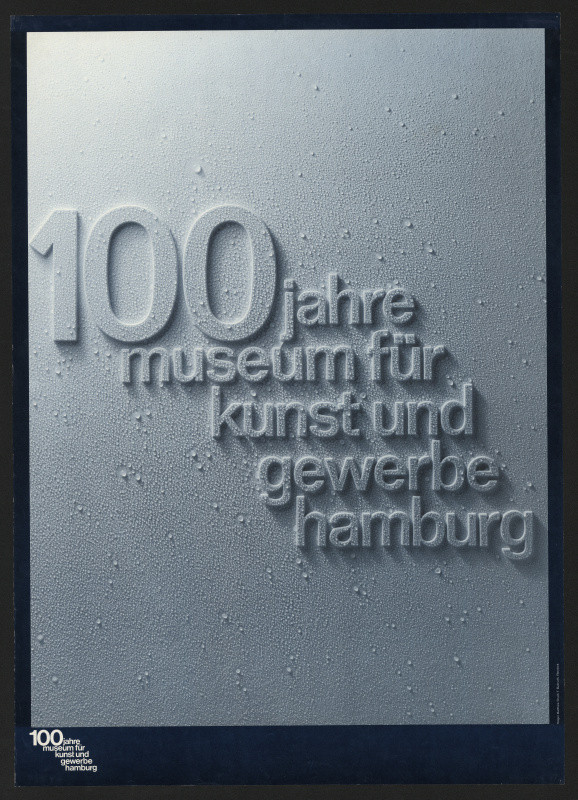 Holger Matthies - 100 Jahre Museum für Kunst und Gewerbe Hamburg