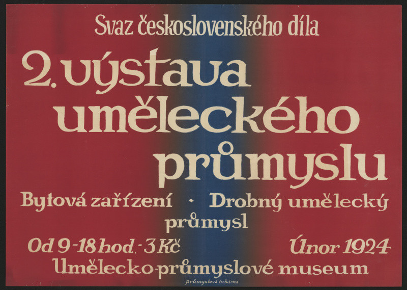 neznámý - 2. výstava uměleckého průmyslo UPM Praha, SČSD 1924