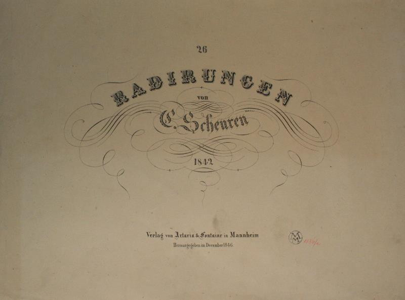 Caspar Johann Nepomuk Scheuren - Radirungen von C. Scheuren 1842