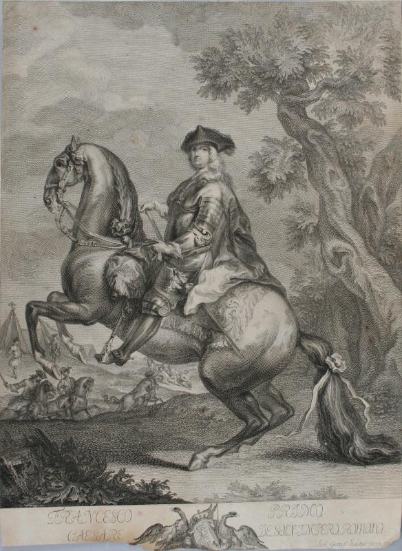 Johann Gottfried Seutter - Francesco Primo caesare de sac. Impero romano