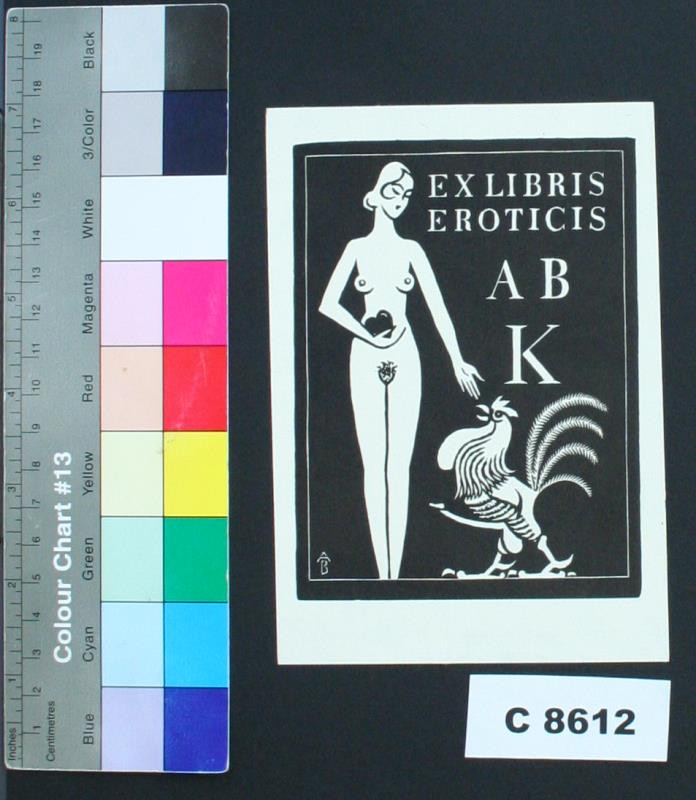 Antonín Burka - Ex libris eroticis A. B. K.