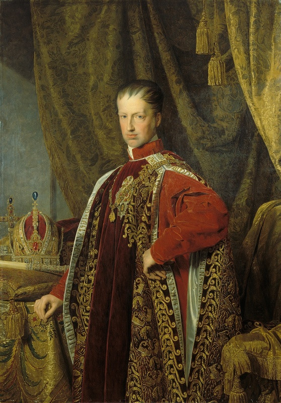Ferdinand Georg Waldmüller - Podobizna císaře Ferdinanda I.(1793-1875)