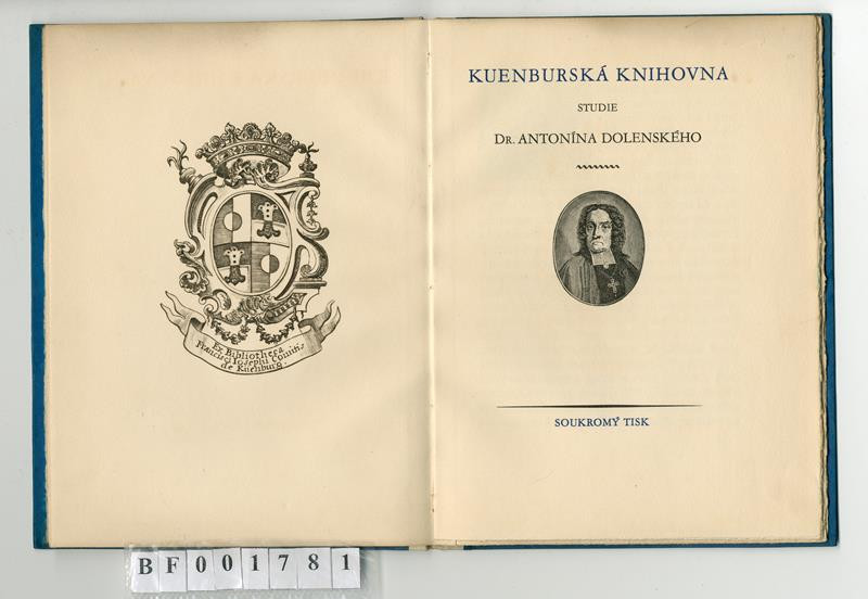 Marie Malíková, Antonín Dolenský (Doleský), Karel Dyrynk - Kuenburská knihovna
