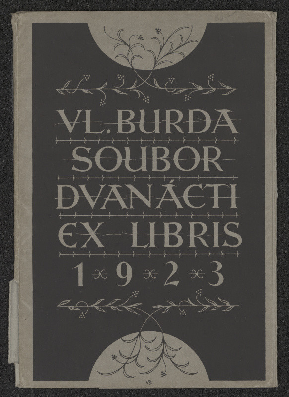 Vladislav Burda - Vl. Burda: Soubor dvanácti ex libris. Původní dřevoryty 1923