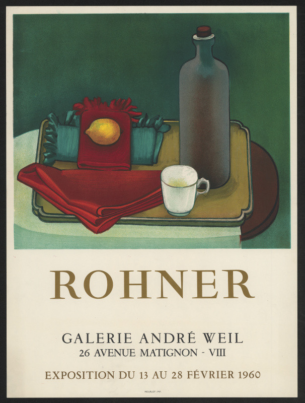 neznámý - Rohner - Galerie André Weil, Paris