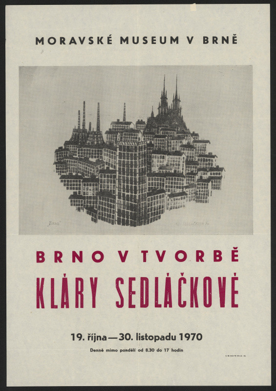 neznámý - Brno v tvorbě Kláry Sedláčkové, Morav. muzeum v Brně ... 1970