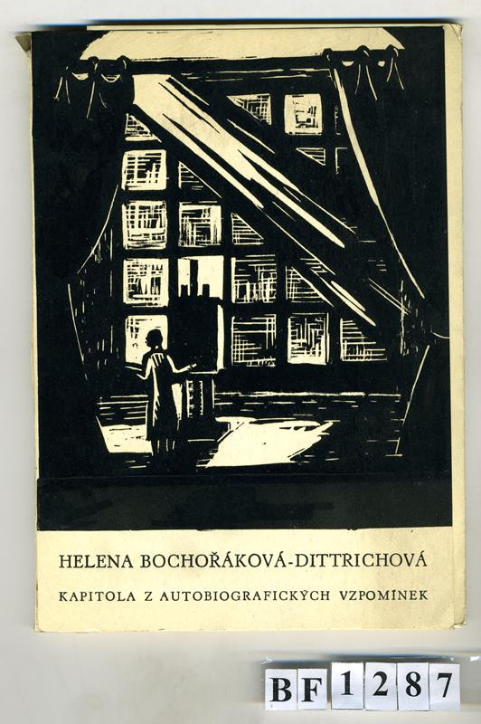 Helena Bochořáková-Dittrichová, Alois Chvála - Uprostřed proudu. Kapitola z autobiografických vzpomínek