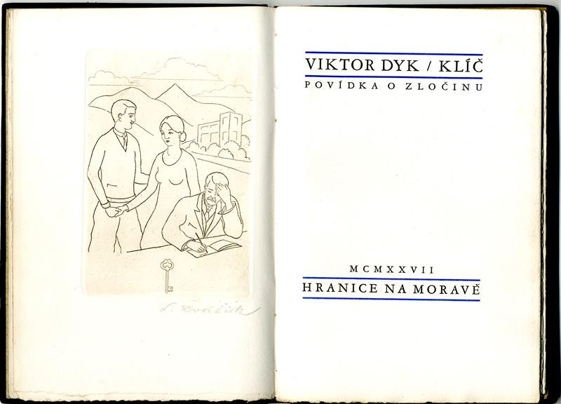 Viktor Dyk, Josef Hladký, Ludvík Dvořáček, Rudolf Hála, Amfora (edice) - Klíč