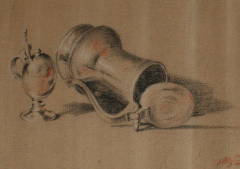 Cornelis Claesz Heda - připsáno - Zátiší s korbelem