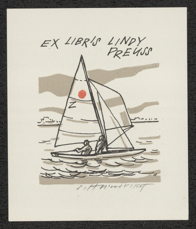 Stanislav Hlinovský - Ex libris Lindy Preuss