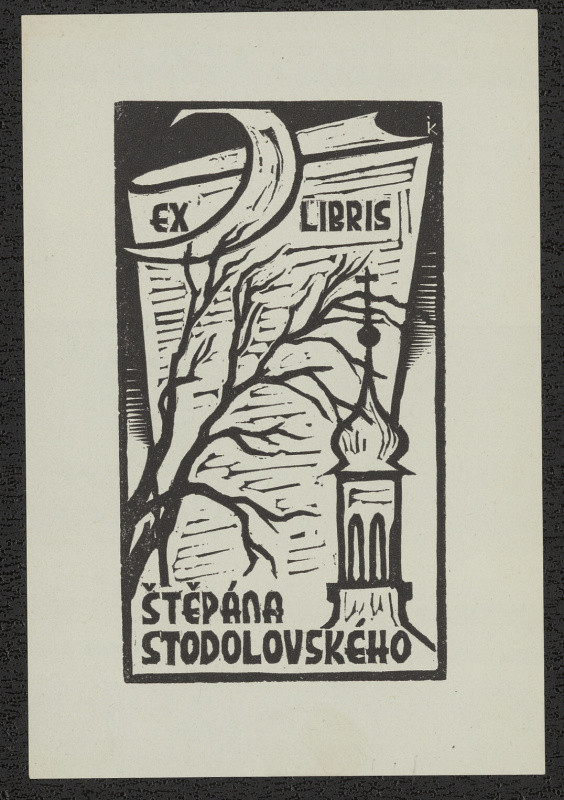 Jiří Kuthan - Ex libris Štěpána Stodolského