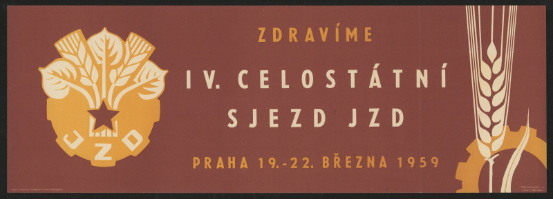 neznámý - IV. celostátní sjezd JZD, Praha