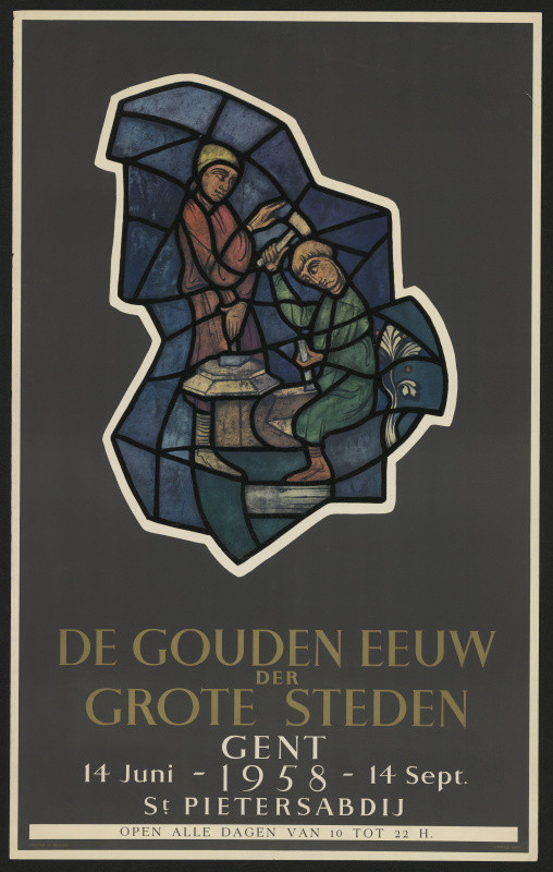 neznámý - Zlatý věk velkého města Gent, Klášter sv. Petra