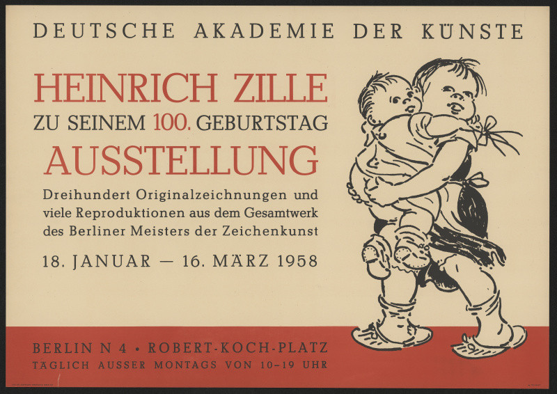neznámý - Heinrich Zielle Ausstellung