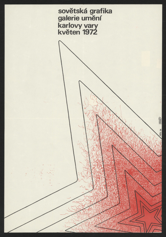 Jan Pelc - Sovětská grafika Galerie umění Karlovy Vary květen 1972