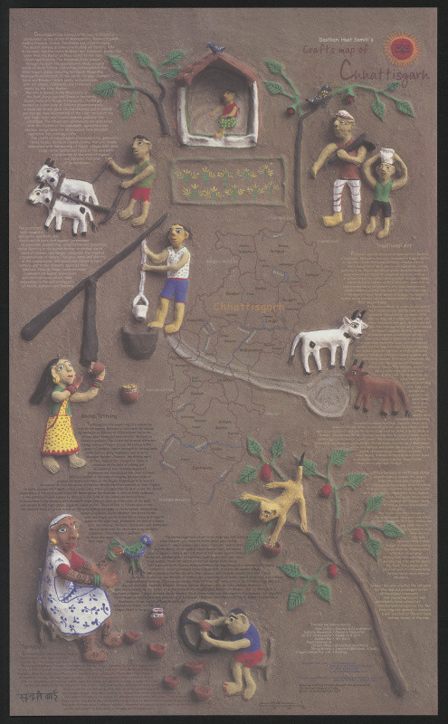 Subrata Bhowmick - Crafts Map Of Chhattisgrah