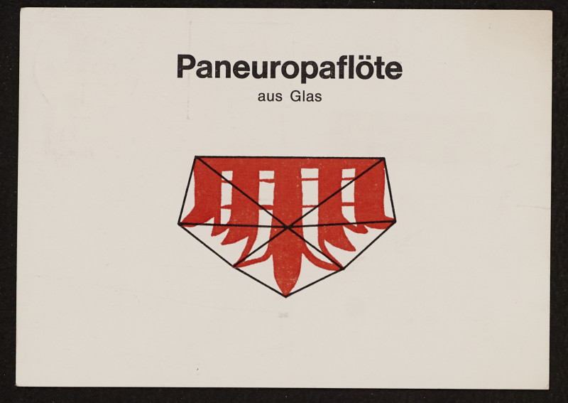 Armin ed. Hundertmark - Paneuropaflöte aus Glas (Musikinstument)