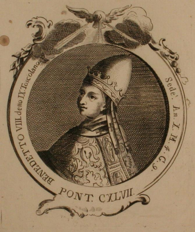 neurčený autor - Benedetto VIII. Detto IX. Toscolans