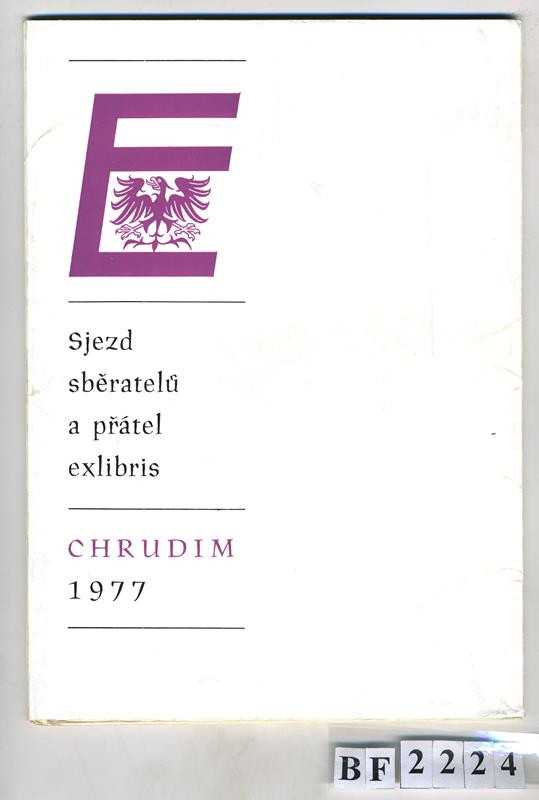 Cyril Bouda, Eva Hašková, Jaroslav Šváb, neurčený autor, Aljo (Alois) Beran - Chrudim 1977. Sborník drobné grafiky
