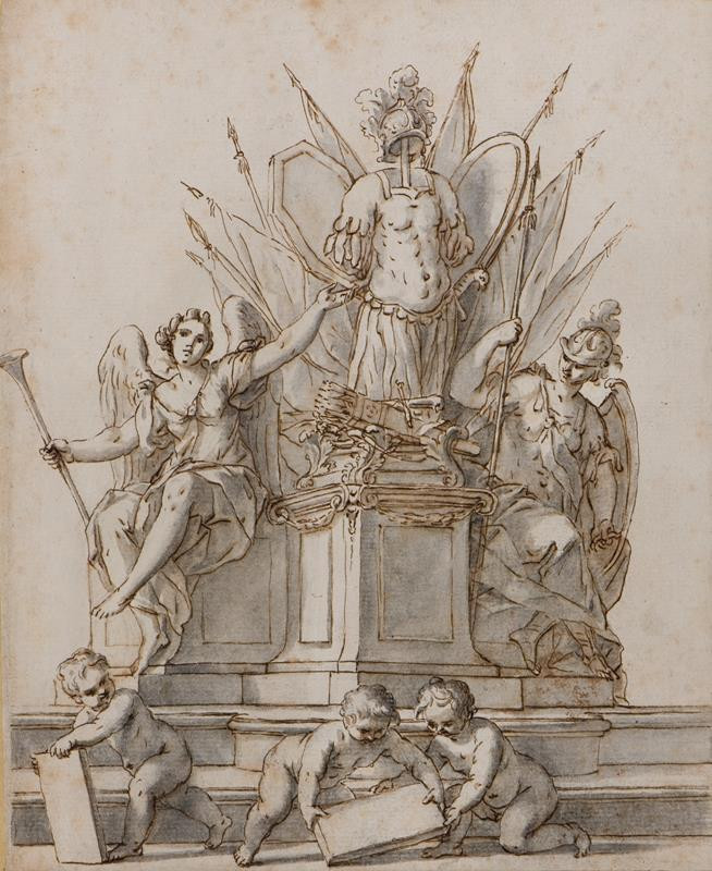 Giovanni Girolamo Bonesi - Pomník s válečnými trofejemi