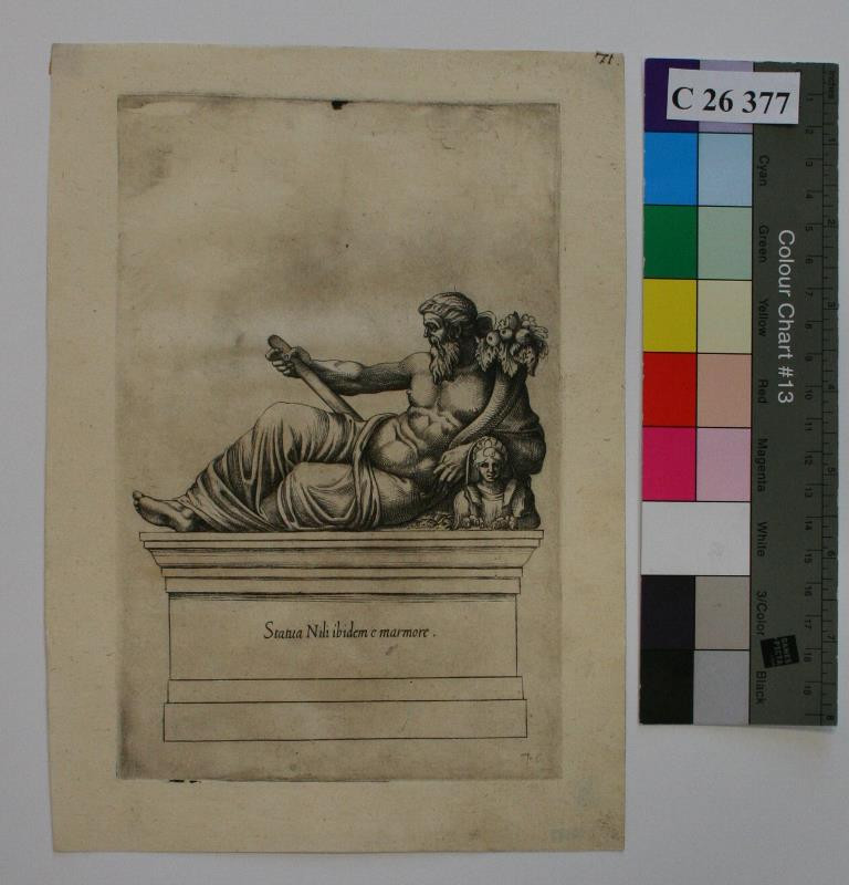 Giovanni Battista de Cavalieri - Statua nili ibidem e marmore