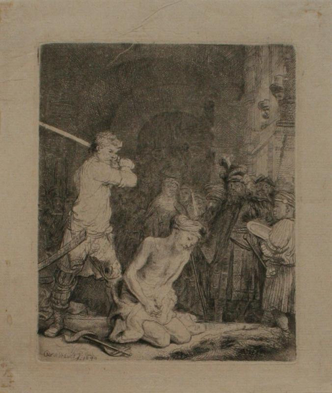 Rembrandt van Rijn - Stětí Jana Křtitele