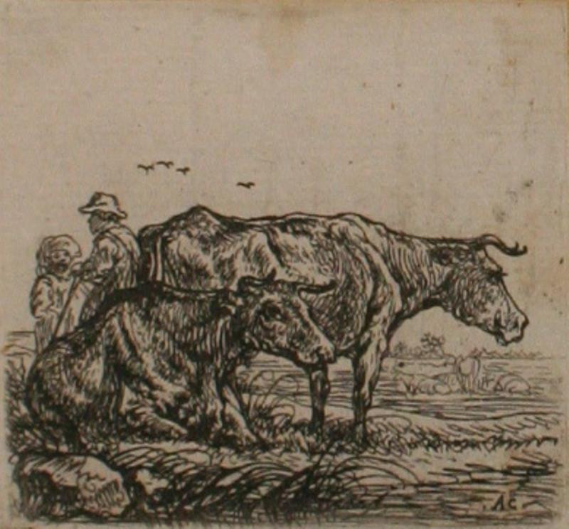Aelbert Cuyp - Krávy s pastevci