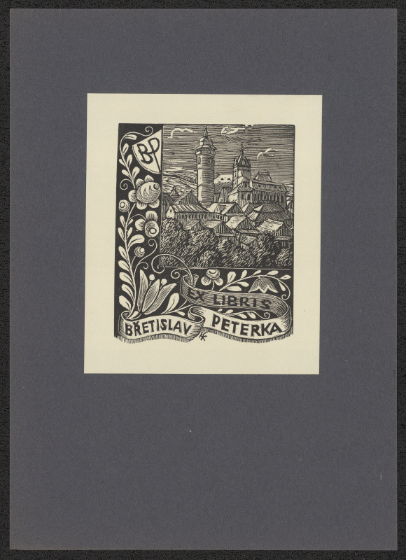 Karel Kuneš - Ex libris Břetislav Peterka