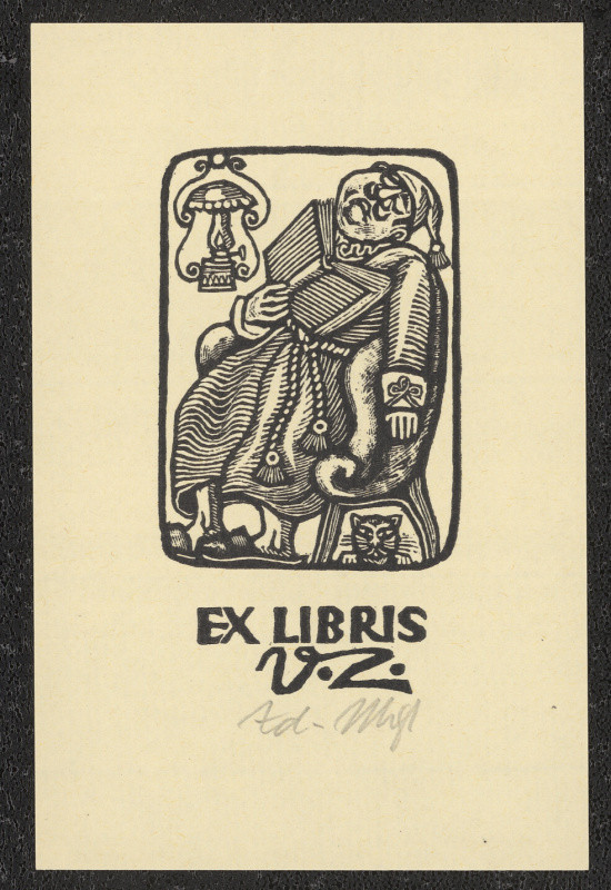 Zdeněk Mézl - Ex libris V. Z.