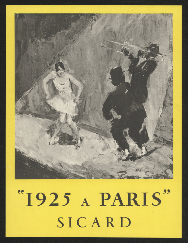 Bob Gill - 1925 Paříž, Sicard, Carstairs Gallery  New York