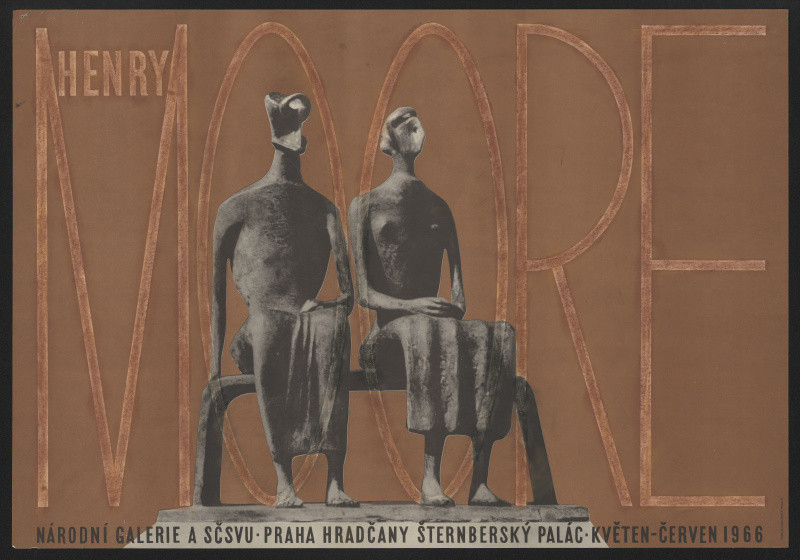 neznámý - Henry Moore, Šternberský palác 1966