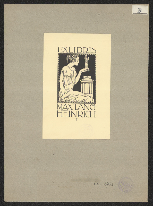 Hans Friedrich - Exlibris Max Lang Heinrich