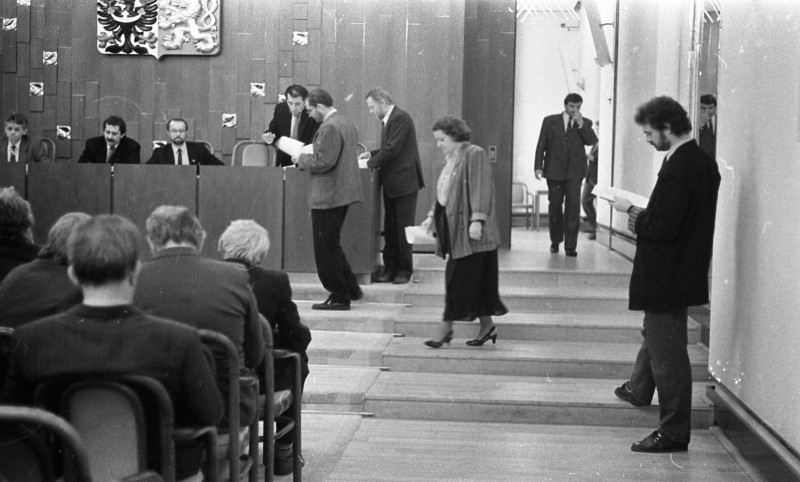 Dagmar Hochová - Poslanecký klub Občanského fóra v České národní radě, jaro 1991