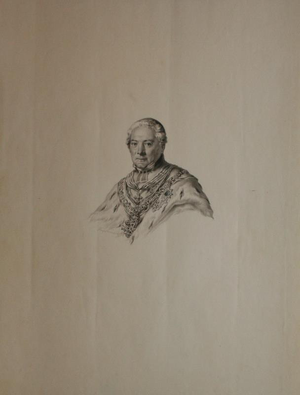 Leopold Kupelwieser - Podobizna arcibiskupa Maxmiliána Josefa barona Sommerau Becka