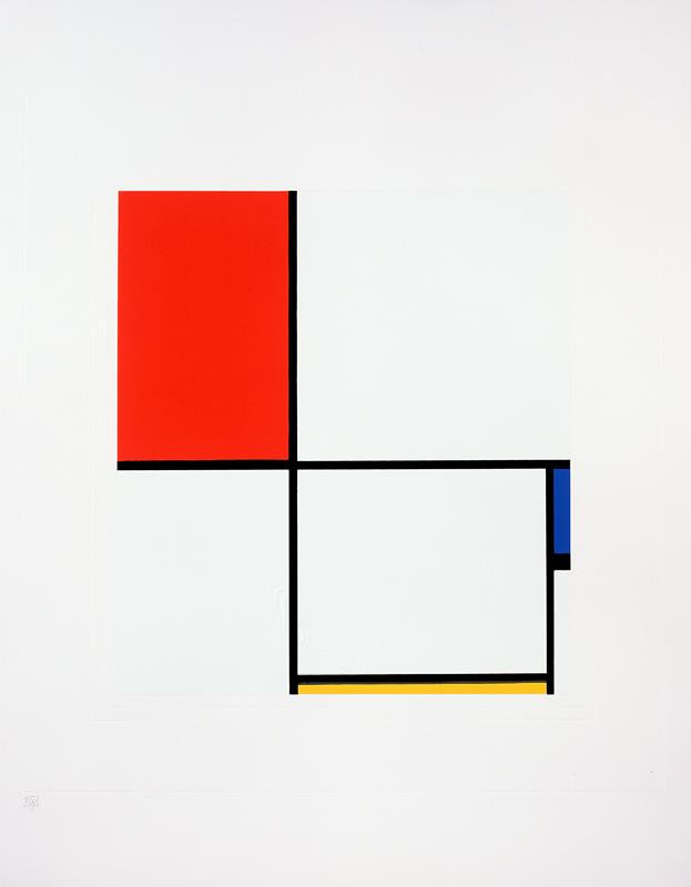 Piet Mondrian - Abstraction, création - Composition D